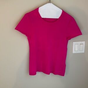 Hot pink cashmere sweater